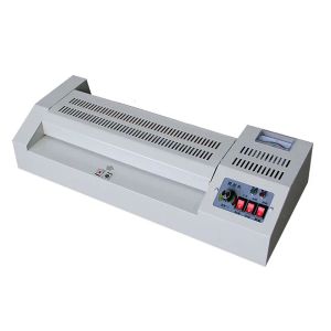 Laminator 320A Level Adjustable Temperature Metal Laminator Hot and Cold A3 Photo A4 Laminating Machine for Office/Home 4 Rollers 320mm