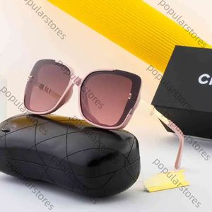 Chanells Sonnenbrillen Designer Chanells Brille Frau polarisierter Pilot übergroß