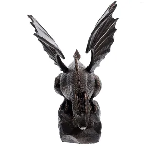 Garden Decorations Ancient Dragon Modeling Statue Fountain Sculpture Spray Model Ornament Outdoor Accessory