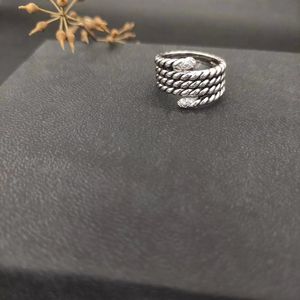 Nowy DY pokręcony vintage Band Designer Pierścienie dla kobiet mężczyzn z diamentami 925 Sterling Silver Słoneflower Luksus 14K Gold Splating zaręczyny DY Pierścień DY Pierścień Biżuter