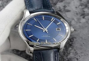 Högkvalitativ timmevision Coaxial 8500 Automatisk blå Dial 43333412103001 Men039s Watch Blue Leather Strap Cheap New Watch5829926