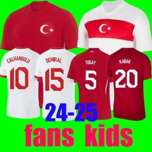 2024 2025 Turkiet Club Full Sets Soccer Jersey 24 25 National Home Away Team Burak Kenan Karaman Hakan Calhanoglu Zeki Celik Sukur Ozan Kabak Turquia Football Shirt