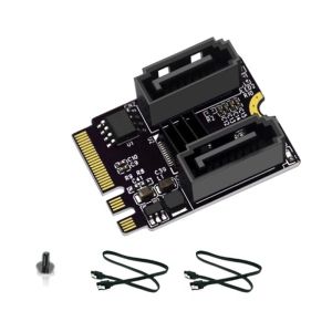 Kartlar M2 - SATA3.0 Genişletme Kartı Anahtarı A + E WiFi M.2 - SATA Sabit Disk Adaptör Kartı Sürücü Kurulumu Olmadan JMB582 CHIP