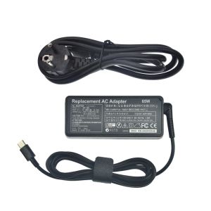 Stand 20V 3.25A 65W Universal USB Tipo C Laptop Charger Adapter Power Adapter para Lenovo Asus HP Dell Xiaomi Huawei Google