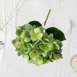 Dekorativa blommor konstgjorda blommor girlands livliga faux silkes hortensia arrangemang för bröllopsfest heminredning kontor pastoral stil