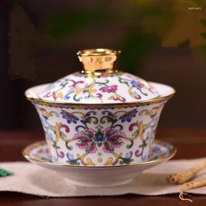 Teaware Sets Bone China Ceramic Tea Cup Mugs Creative Milk Coffee Drinkware Kitchen Bar Drinks Wedding Gift 300MLColour Enamel