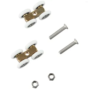 Carpets Door Hardware Roller Bathroom Adjustable Four-wheel Hanging Glass Pulley No Rust Sliding Brand