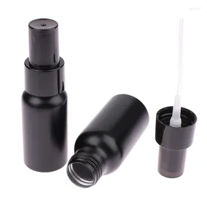 Storage Bottles Black Empty Perfume Spray Bottle 30ml-150ml Fine Mist Atomizer Refillable Vial Essential Oil Cosmetic Pump