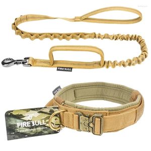 Dog Collars Tactical Collar Leash Set Adjustable Durable Fashion Big Hunting Training For Medium Large Accessories