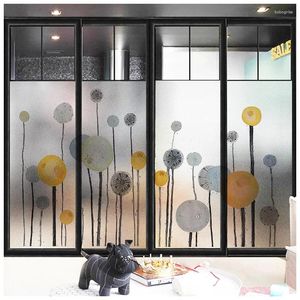 Window Stickers Static Cling Custom Size Decorative Film Sticker Mould-Proof Water-Proof Glass For Kitchen Bathroom Bedroom Balcony