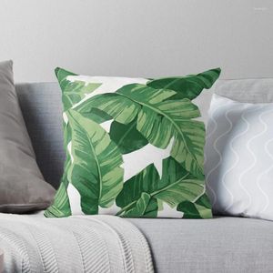 Pillow Tropical Banana Leaves II Throw Luxury Living Room Decorative S