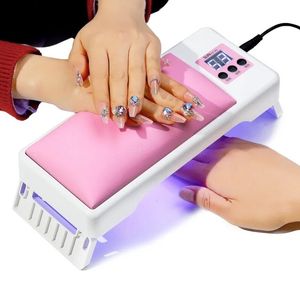 Poduszka ręczna suszarka do paznokci UV/LED Light Digital Display Składany timer Szybki suszenie Manicure Fototerapia narzędzia do paznokci