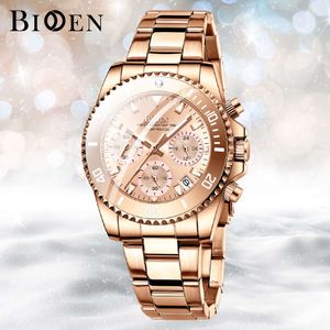 Biden Women's Fashion Business Multi Functional Quartz Waterproof Watch Biden