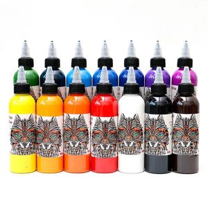 120ml New Product Tattoo Pigments Tattoo Color Ink 14 Colors Tattoo Pigments Ink Permanent Eyebrow Tatoo Ink