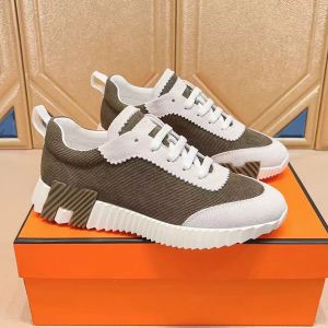 WHOELSALE ECLAIR Sneaker Buty Summer Men's Graphic Design Trendy dzianin Lekki gumowy Sole Runner Techniczne płótno sporty na świeżym powietrzu Nowe swobodne spacery UE 38-46 pudełko