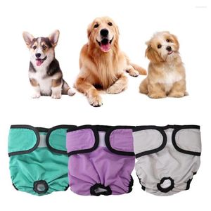 Vestuário para cães fofos shorts menstruais de estimação de cachorro reutilizável calça de segurança