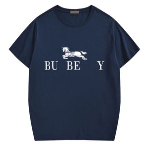 デザイナーのメンズとレディースラウンドネックTシャツラビット耳ババオ排他的ファッションブランドレタープリントマルチカラー汎用ルーズコットン大きなカップルTシャツ