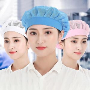 Berets Hair Nets Chef Cap Chic Arbeit Stirnband Food Service Kochen Hygienisch gebündelt Kochhut Kantine