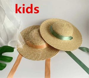 넓은 가슴 모자 버킷 202204-2508851 여름 긴 리본 자연 라인 어린이 태양 모자 귀여운 캐주얼 Q240403