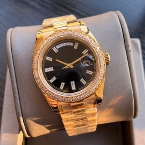 Luxury Mężczyźni Watch Wysokiej jakości męskie zegarek 40 mm Sapphire Glass Automatyczne zegarki 904L Pełne stalowe kalendarz zegarki męskie