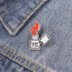 Lżejszy design Enamel Pin Kreatywne broszki dla chłopców fajne akcesoria w torbie