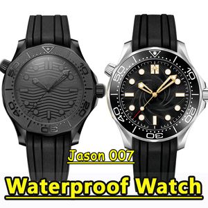 Zegarek zegarków męskich Watches Wysokiej jakości morze 300/150 Ruch 42 mm Automatyczny zegarek mechaniczny 904L Sapphire Sapphire Waterprood Black Knight z pudełkiem