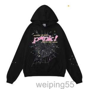 Women Hoodie Herren Hoodies Designer Sweatshirts Qualität Sweatshirt Paar Pullover Kleidung Mode -Tracksuit Black White Pink Spider Web Graphickxys