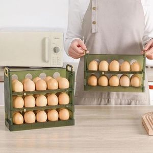 Kök förvaring 30/20 rutnät Rack Konserveringslåda äggbrickan