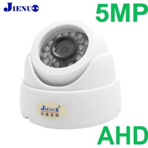 カメラJienuo 5MP AHDカメラ1080p 720p 4MP HD CCTVセキュリティ監視高解像度赤外線サポートテレビ接続