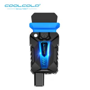 Adapter Coolcold Laptop Vacuum Cooler Fast Dropdown CPU Temperatur Smart Laptop Cooling Pad med kraftfulla fläktar för 1217 tum anteckningsbok