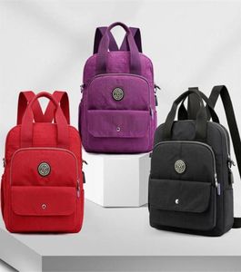 Backpack Multifunction Charging Computer Pack Pacote Casual Saco de ombro para Man Student Students Dark Purple6890049