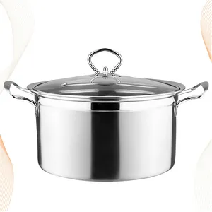 Double Boilers Multi-Function Steamed Pot Cookware Multifunction Stainless Steel Steamer Cooking Gifts