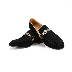 Lässige Schuhe Mabetta Herren Fashion Classic Faux Leder -Ladungsstoffe und Jäten für Männer