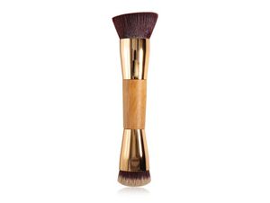 Двойная финальная макияж Brash Bamboo Contour Brush BB Cream Liquid Foundation Make Up Brushes1056621