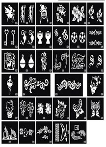 Design di stencil tatuaggi glitter per la pittura della body art 100 fogli di disegni misti per forniture 2888017