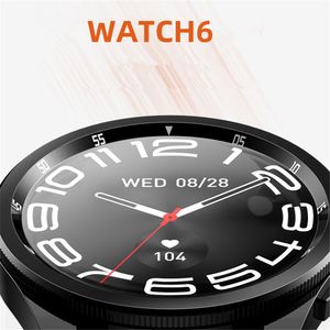 Smart Watch6 Classic App WearFit 1,52-tums HD-skärm 47mm Bluetooth Calls Sports Music Wireless Charger 350mAh Battery IP68 Waterproof för all telefon