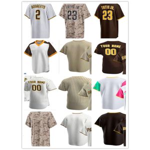 Dave Winfield Tony Gwynn Jake Cronenworth Manny Machado Jurickson Profar Xander Bogaerts Fernando Tatis Jr. Luis Campusano Ha-Seong Kim Yu Darvish Baseball Jersey