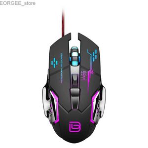 Topi 3200dpi G8 Fenghuo Wheel Wired Mouse Game USB 6D Macro Definizione Programmazione luminosa ESports Mouse Mechanical Y240407