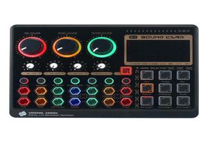 サウンドカードx6mini外部ライブカードストリーミングミュージックのための多機能ミキサーボード録音カラオケシンギング3672120