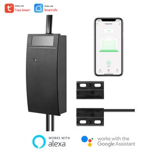 Controle Tuya Smart Alexa Google Voice Command Wireless WiFi 2.4GHz Garage Door Opener Controller Timer Controle remoto Nenhum hub necessário
