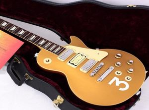 Petetownshend 3 Deluxe Goldtop Gold Top Electric Guitar 3 Mini Humbuckers Pickups Grover Tuners Chrome Hardware6339792
