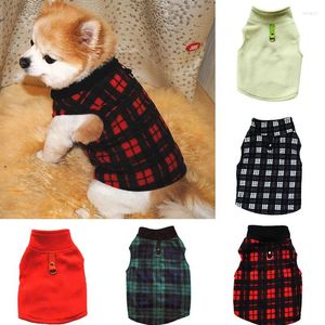 Abbigliamento per cani graziosi pipì a quadri per pet pipì calore leggero maglietta spessa gallo gatto forniture in costume medio-piccolo