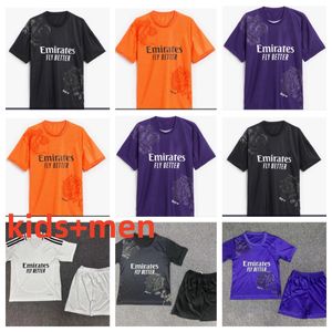 23 24 25 25 MBAPPE Bellingham Real Madrids Soccer Jersey Y 3 KIT ZESTAW DOMA DOMA TRZECI CZWARTA SHIRT Piłki Nożnej Camisetas Rodrygo Vini Jr Plus Purple Black