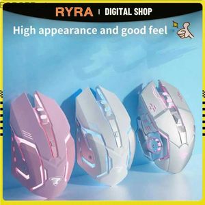 Fareler Ryra Back Litting Fare Rekabetçi Oyun Fare Defter Ofisi Luminous Gamer Mouse 3200dpi 4 Anahtarlar Ergonomik Masaüstü Bilgisayar Y240407