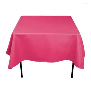 Tischtuch Einfacher moderne Ins Szene Matte Dekoration Hochzeit Feste Farbe quadratische Tischdecke Schwarz schwarz