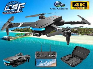 LS878 Dron 4K HD Dual Camera FPV WIFI Wysokość Wysokości Wysokości Składany Profesion Quadcopter Helicopter RC Mini Drone Toys 2110278653302