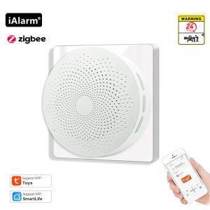 Kits ialarm zigbee wi -fi linkage gateway g01 multimode home smart home bluetooth sem fio tuya controle remoto host de alarme de segurança