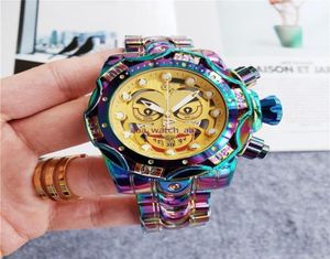 2021 Selling TA Sports Casual Calendar Quartz Men039s Watch Clown Personality Large Dial Steel Belt Folding Buckle watches4598260