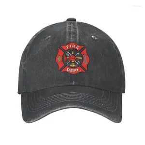 Ball Caps Personalized Cotton Pirefighter Dipartimento di Baseball Cap Baseball Men Women Fireman Fire Rescue Dad Hat Outdoor