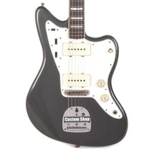 Promozione 1959 jazzmaster Journeyman Metallic Silver Electric Guitar Wide Lollar Pickups Alder Body Switch Amber Cap Vintage T4547849